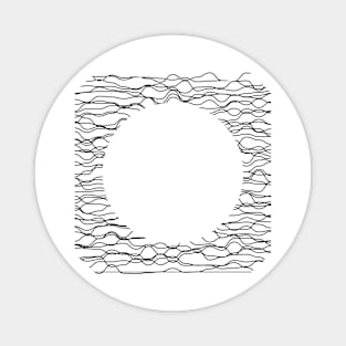 sun geometric waves design Magnet